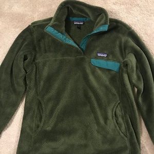 Olive Patagonia Pullover - WORN ONCE